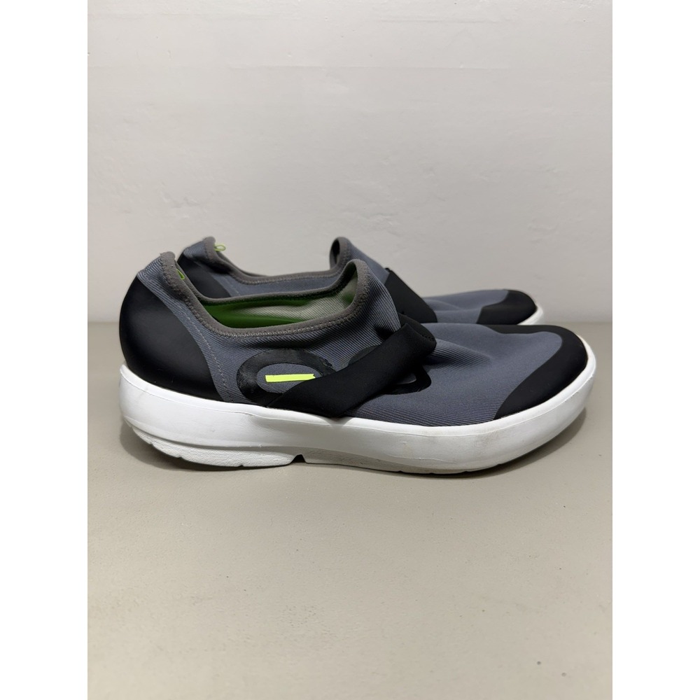 Oofos OOMG Low Recovery Shoes Black Gray Mens 11